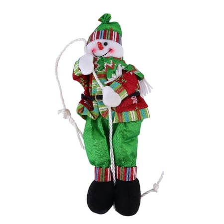

BESTONZON Adorable Climbing Rope Christmas Dolls Ceiling Pendant Funny Hanging Doll
