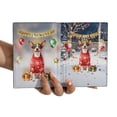 thumbnail image 3 of Happy New Year 2026 Toy Fox Terrier Holiday Balloons Party Snow Travel Passport Wallet Dog Lover PU Leather Passport Holder Cover - 13018, 3 of 5