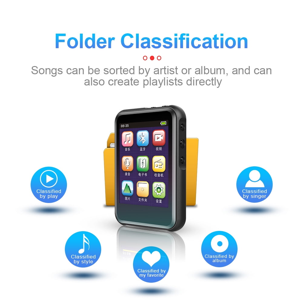 CJBZLCPCOO M16 Bluetooth mp3 e-book video playback ai intelligent high definition noise reduction voice recorder mp4