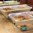 thumbnail image 4 of Sterno Chafing Dish Buffet Set - Chafing Dishes for Buffet, Catering Supplies Buffet Display - Pack of 9 Chafing Dish Set (Warming Fuel Sold Separately), 4 of 6