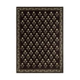 thumbnail image 2 of BSICPRO Floral Vintage Washable Area Rug, Indoor Room Size Carpet, 5'x7', Black, 2 of 11