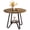 Brown, variant on Fnova 31.5" Round Dining Table for 2 People, Small Kitchen Table with Double Storage Shelves, Industrial Dinner Table for Dining Room, Kitchen, Small Spaces, Apartment, Home Office