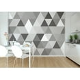thumbnail image 3 of ohpopsi Triangular Geometric Pattern Wall Mural, 3 of 3