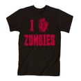 thumbnail image 2 of Instant Message - I Heart Zombies - Men's Short Sleeve Graphic T-Shirt, 2 of 6