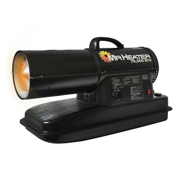 Mr. Heater MH75KTR Forced Air Kerosene Heater, 75000 BTU