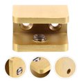 thumbnail image 4 of 2pcs Glass Shelf Bracket Square Glass Holding Bracket For Staircase Handrail, 4 of 7