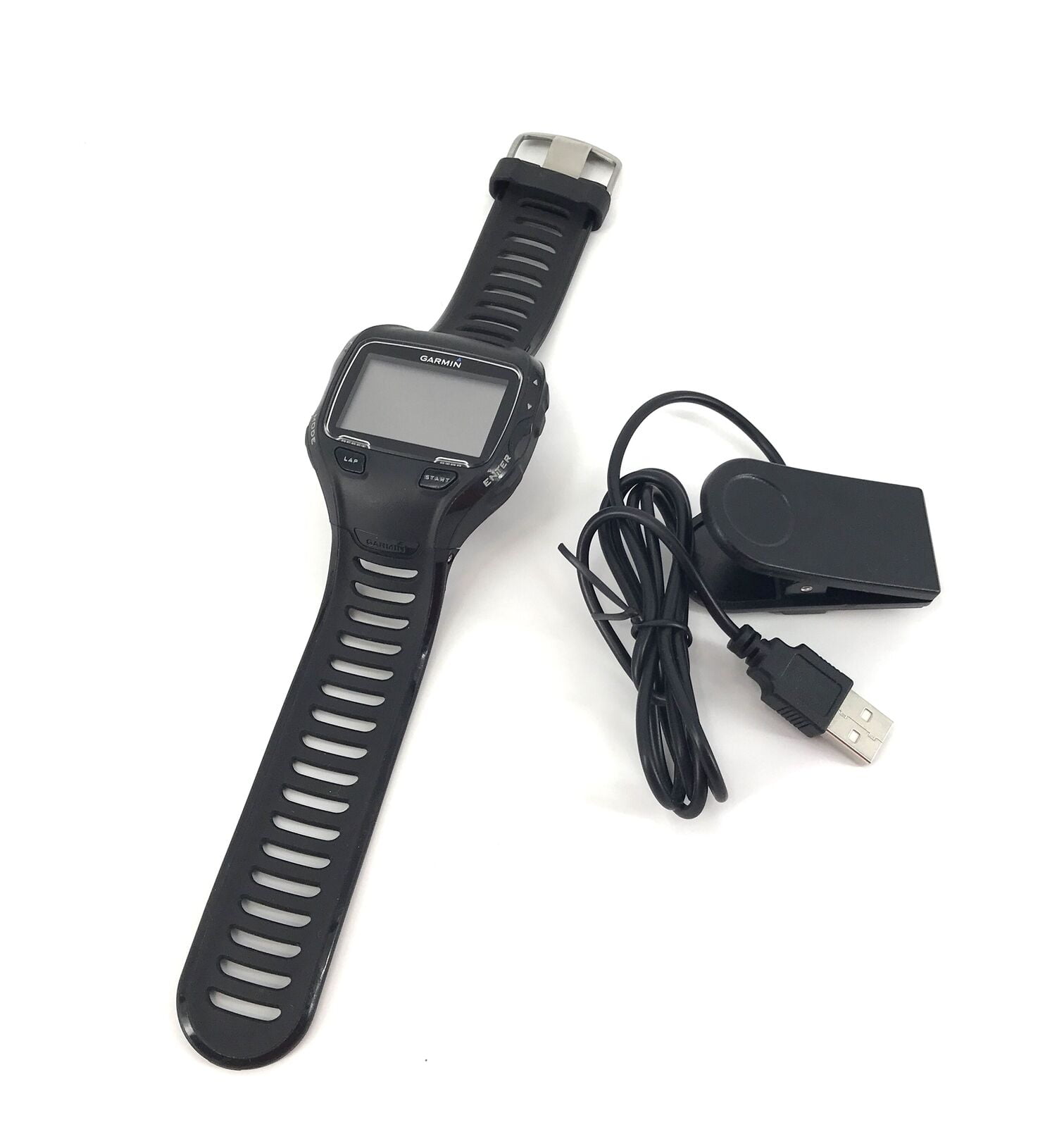 Garmin 910XT Multisport GPS Watch Black #U9487 Used - Walmart.com