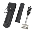 thumbnail image 1 of Hand Auger Wrench, Easy Usage Multifunctional Wood Drill Bit Tool Portable Practical  For Outdoor Activity Black PU Leather Bag And Holster, 1 of 8