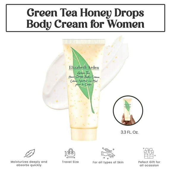Green Tea Honey Drops Body Cream for Women 3.3 oz