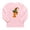 Petal Pink, variant on - Halloween Letter P Witch Monogram Long Sleeve Infa - Long Sleeve Infant T-Shirt
