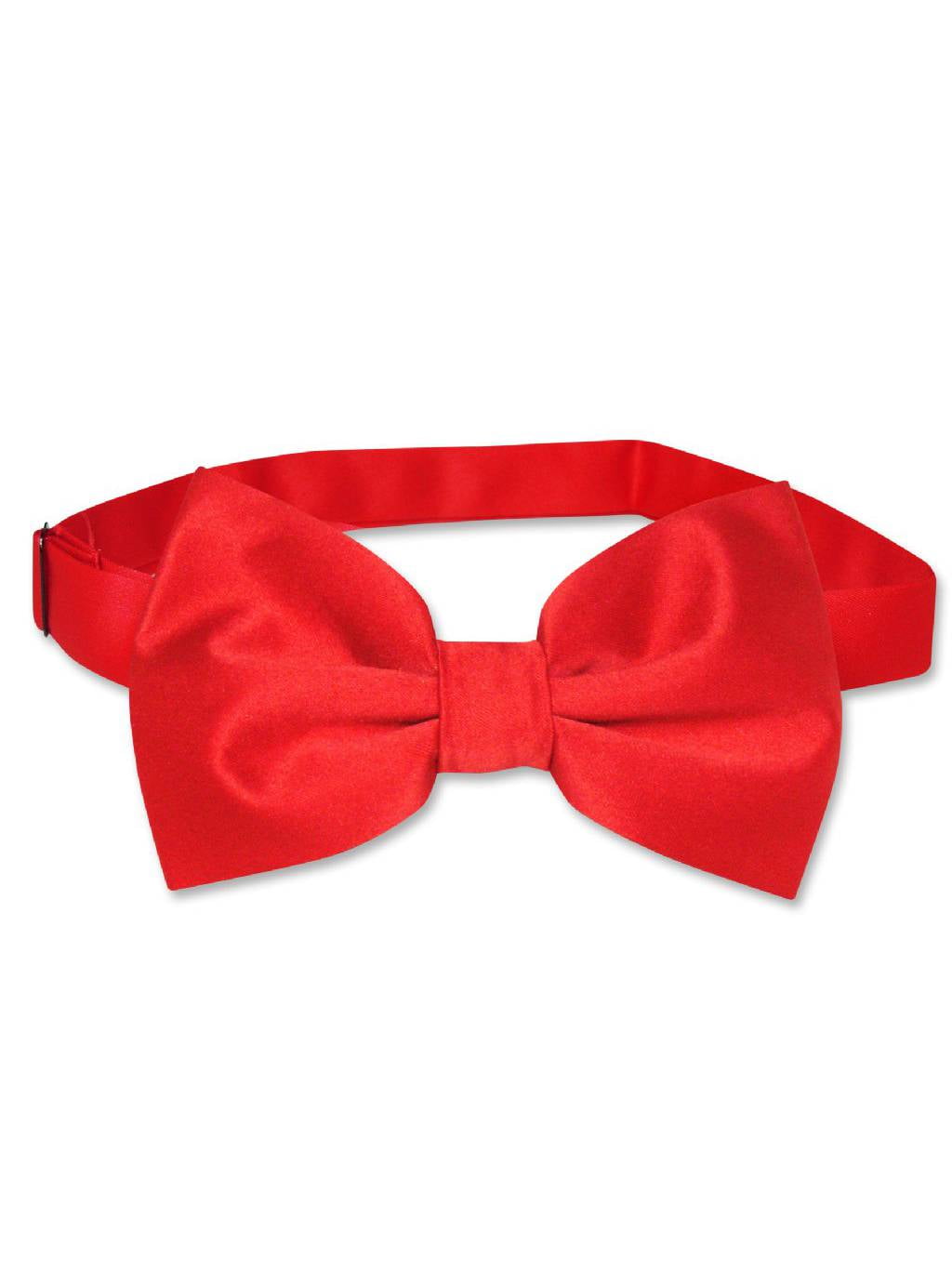New in box Vesuvio Napoli men's self tie bow tie 100% silk formal party red 