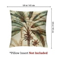 thumbnail image 4 of nygtbtfer Throw Pillow Green Leaf Decorative Pillow Cases Polyester Linen Cushion Covers for Sofa Couch Indoors&amp;Outdoors Decor Set of 2 White, 4 of 7