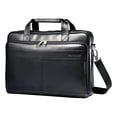 thumbnail image 1 of Maletín Samsonite Leather Slim Black de 16 pulgadas, 1 of 7