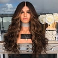 thumbnail image 2 of Guardurnaity Peluca de mujer largo rizado decorativo pelo falso Artificial simulación postizo transpirable ajustable moda Cosplay planchado Cuidado del cabello Guardurnaity CE014387-00, 2 of 6