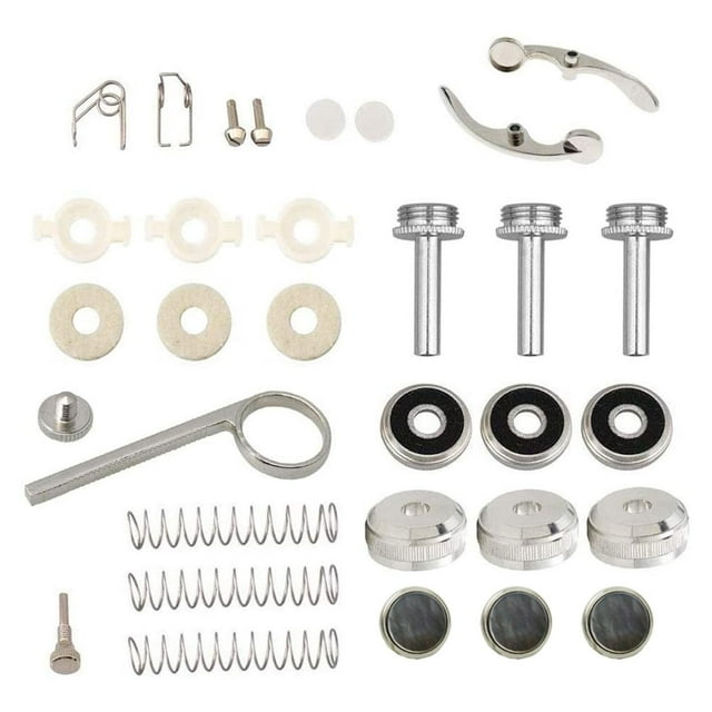 Conjunto de piezas de reparación de trompetas, parte de reemplazo, conveniente para utilizar el componente portátil universal del conjunto universal, Estilo D