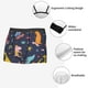 thumbnail image 3 of Fotbe Cartoon Dinosaur Scooter Sport Blue Calzoncillos Tipo Boxer con Bolsa de Soporte Total para Hombre, X-Temp Fresco, Transpirable y de Secado Rápido-Medium, 3 of 5