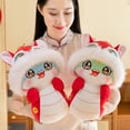 thumbnail image 3 of Skymirror Year of The Snake Doll Chinese Zodiac Snake Plush Toy 2025 Cute Soft Stuffed Animal for Kids Adults Zodiac Snake Feng Shui Decoration Good Luck Symbol, 3 of 8