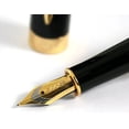 thumbnail image 2 of Black and Golden Arrow Iridium Medium Nib Fountain Pen, 2 of 3