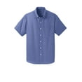 thumbnail image 5 of Port Authority Short Sleeve SuperPro Oxford Shirt-M (Navy), 5 of 6