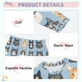 thumbnail image 3 of FORMRS Long Sleeve Top and Pants Pajama Set for Niños 2-Piece Sleepwear, Sizes 18M-8Y, Cartoon Cute Cat, 3 of 6