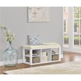 thumbnail image 1 of Banquette de rangement Parsons, blanc, 1 of 9
