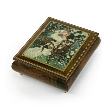 Handcrafted Ercolano Music Box Featuring "Mothers Love" by Sandra Kuck - Take Me Home Country Roads (John Denver)