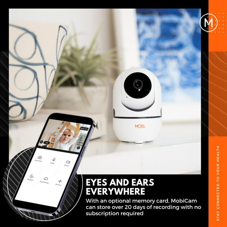 MobiCam Multi-Purpose Monitoring Smart HD WiFi Camera - MOBI USA