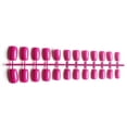 thumbnail image 4 of Soidarity 24 piezas de uñas prensadas sólidas en forma cuadrada de longitud media DIY elegantes uñas de personalidad que no destiñen para Type1 NO1, 4 of 6