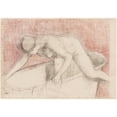 thumbnail image 2 of Edgar Degas 24x18 Black Ornate Framed Double Matted Museum Art Print Titled: The&nbsp;Bath, 2 of 5
