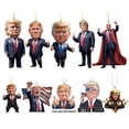 thumbnail image 3 of Adorno Acrílico Donald Trump para Llavero Mochila Coche (Un Rey), 3 of 9