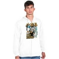 thumbnail image 4 of Popeye Stay Hungry Asian Inspired Men Big & Tall Zip Hoodie Brisco Brands 4X, 4 of 5