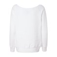 thumbnail image 3 of BELLA + CANVAS Womens Sponge Fleece Wide Neck Sweatshirt, 3 of 3