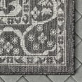 thumbnail image 2 of Well Woven Indoor/Outdoor Area Rug 7'10" x 10'6" Celesine Black & Grey Persian Medallion, 2 of 7