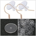 thumbnail image 3 of FOMIYES 150Pcs White Earring Backings for Droopy Ears Safe and Practical, 3 of 8