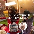 thumbnail image 2 of Mochila transparente de PVC mini bronceada aprobada por Missnine Stadium, 2 of 6
