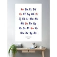 thumbnail image 2 of The Spanish Alphabet (El Alfabeto Español) Poster Wall Art, Modern Wall Decor For Living Room Bedroom, 8x12 UNFRAMED, 2 of 3