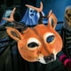 thumbnail image 3 of de cabeza de venado para cosplay, ligera, realista, decorativa, duradera, animal, media cara, para carnaval, festival, accesorios de BLESIY Máscaras de cosplay de cabeza de ciervo, 3 of 8