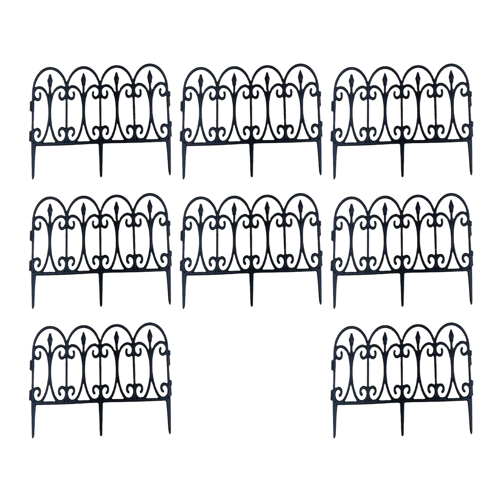 Garden Fence Decorative Edging Landscape Border for Decor Patio Backyard 8pcs