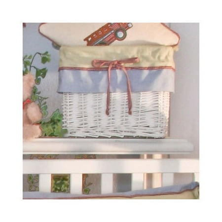 Brandee Danielle Fire Engine Wicker Basket