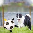 thumbnail image 1 of Perro de goma Juguetes de fútbol Cachorro Masticar Mascotas Interactivo Pelotas de juego al aire libre, 1 of 3