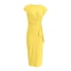 thumbnail image 4 of Vestido largo de manga corta y cuello redondo para mujer - Vestido largo de verano ligero de color liso - S-XL, 4 of 5