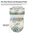 thumbnail image 5 of ZIATUBLE Boho Mandala Toilet Seat and Tank Lid Cover Set Flower Dragonfly Set of 2 Toilet Tank Lid Covers Wear Resistant Toilet Seat Lid Cover Fits Most Toilet Tanks and Lids, 5 of 7