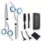 thumbnail image 1 of Tijeras para adelgazar el cabello, tijeras profesionales para peluqueros y peluqueros, dientes sin rastro (30 dientes sin rastro) XianweiShao 8390615169806, 1 of 5