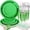 plain green, variant on Iridescent Plates Party Supplies-168pcs Iridescent Party Decorations includes Holographic Plates Silver Dot Napkins and Silverware Set for Disco Winter Birthday Party Decorations Serves 24