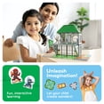 thumbnail image 5 of PicassoTiles PTQ107 Magnetic Tile Ninja Dojo Building Set, 3D STEM Learning Toys for Kids Ages 3+, Two-Sided Interior & Exterior Designs, 4 Ninja Characters, Educational Construction Blocks, 5 of 9