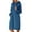Blue, variant on Cute Clothes Women's Solid Sweatshirt Women's Casual Hooded Sweater Dress Split Hem Long Sleeve Pullover Tunic Top For Daily Wear In Fall And Winter