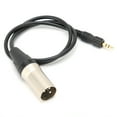 thumbnail image 3 of Cable De 3,5 Mm A XLR Cable Convertidor De Audio Balanceado TRS Macho A XLR Macho De 1/8 Pulgadas Para, 3 of 7