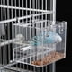 thumbnail image 4 of Comedero de pájaros Kusrkot Transparente para colgar Finch Bluebird Hummingbird 13x11x13CM 370G, 4 of 8