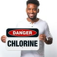 thumbnail image 2 of Danger Chlorine Sign, OSHA Danger Sign,, 2 of 8