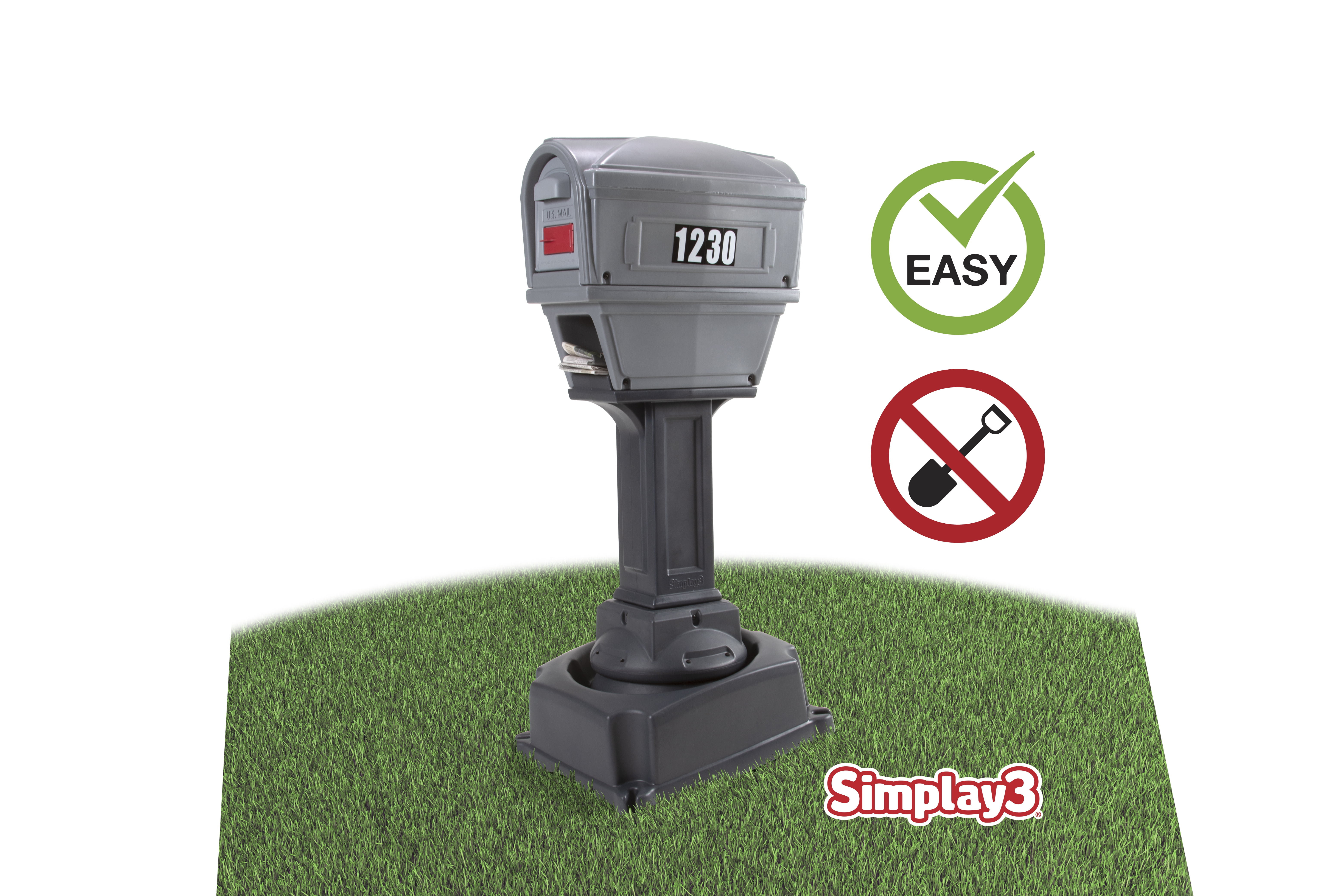 Dig Free True Level Mailbox